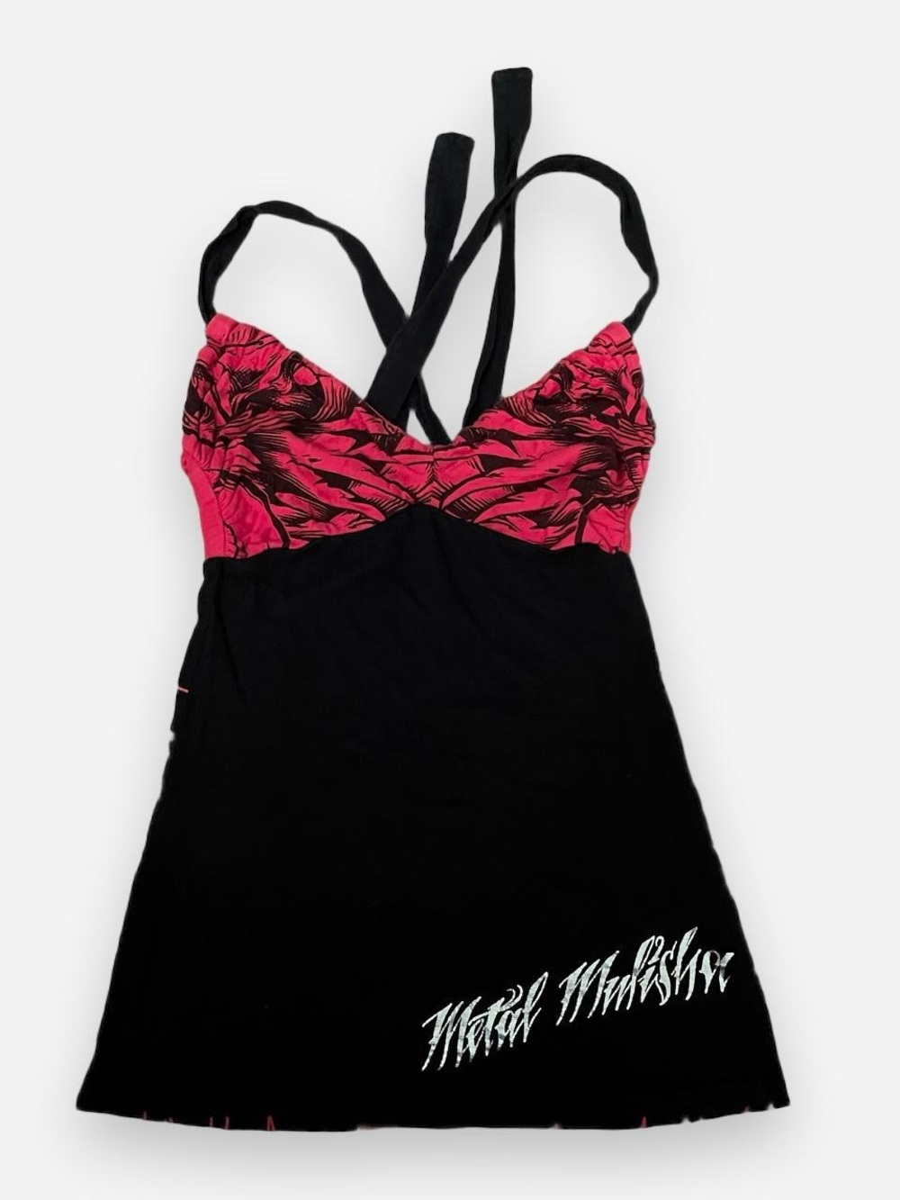 Metal Mulisha Rare Black & Red Tank with Graphic Bust